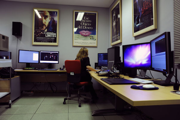 Trigital instala el nuevo laboratorio digital de la Filmoteca