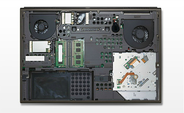dell M4600 inside Dell Precision M4600