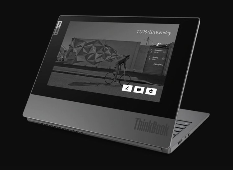 Así de espectacular es el portátil con doble pantalla, Lenovo ThinkBook Plus