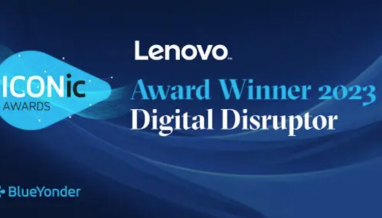 Lenovo premiada como Disruptor digital en los Blue Yonder ICONic Customer Award 2023
