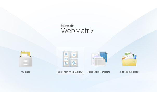 Microsoft webmatrix