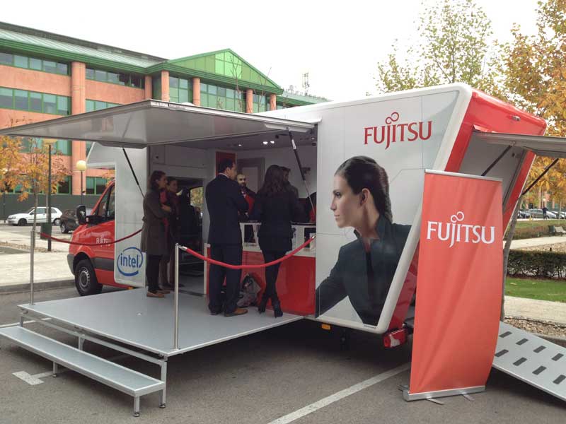 Laboratorio móvil europeo "Innovation on the Road" de Fujitsu