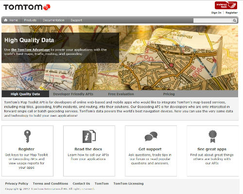 TomTom lanza una plataforma de servicios para el desarrollo rápido de aplicaciones basadas en localización
