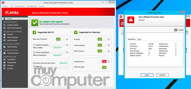 Avira Ultimate Protection Suite análisis