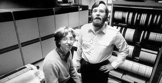 Microsoft 40 años Bill Gates y Paul Allen