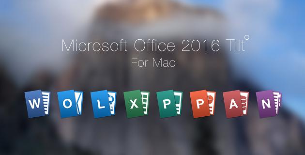 Office 2016 para Mac
