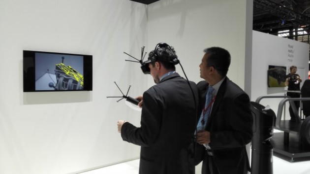 El dispositivo de realidad mezclada de Canon