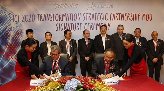 Huawei y Telefónica colaborarán en innovación del 5G y NG-RAN