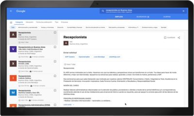 Desde ahora, el buscador de Google en España ya permite realizar búsquedas de puesto de trabajo. Los de Mountain View han elegido por tanto a España como el primer país de Europa en el que lanzan su herramienta de empleo integrada en su buscador. Se lanzó el pasado mes de julio en Estados Unidos, y desde entonces ya se ha puesto en marcha en Argentina, Brasil, Chile, Colombia, México, Nigeria, Kenia y Sudáfrica. Para utilizar la búsqueda de empleo de Google a través del buscador sólo hay que realizar una búsqueda de empleo, relacionada con el puesto que se desea ocupar. En unos instantes, cuando aparezcan los resultados, aparecerá un recuadro al principio en el que aparecen varias ofertas destacadas que coincidirán con los criterios planteados en la búsqueda. En este cuadro habrá un enlace en el que se ofrece acceso a más ofertas. Al hacer click sobre él, aparecerá la interfaz del buscador de empleo de Google. Para poder poner en marcha esta herramienta, Google se ha asociado con diversas agencias de trabajo temporal, portales de empleo y agregadores. Entre ellos, Addeco, LinkedIn, Opcionempleo, Hosteleo, Asempleo, Jobatus y Hostelo. Además, el usuario tiene a su disposición diversos filtros con los que mejorar las búsquedas. Con ellas, se puede mejorar la búsqueda de empleo en función de diversos criterios: categoría, fecha de publicación, ubicación y tipo de contrato. Además, se podrán crear alertas en función de las necesidades de cada demandante de empleo, que recibirá avisos de nuevas ofertas relacionadas con sus búsquedas. Además, las búsquedas realizadas se podrán retomar en el momento deseado.  Esta herramienta de búsqueda de empleo funcionará con apoyo de Google Maps, que ayudará a los que busquen trabajo a definir mejor el área en el que buscan empleo a través del filtro ubicación. Así se podrán ver ofertas a una distancia no sólo cercana, sino también a entre 3 y 300 kilómetros de su ubicación. Eso sí, para ello, será necesario tener activada la geolocalización.  Por otro lado, este buscador de empleo no sólo permite buscar empleos en España, sino también en el resto de países en los que ya está en funcionamiento. En ellos, el número de empleadores que muestran ofertas de trabajo a través de la herramienta ha aumentado un 60% desde su lanzamiento. Por ahora se desconoce si Google tiene planes inmediatos para lanzar esta herramienta en más países europeos, pero todo apunta a que su desembarco en el continente a través de España es sólo el principio de su despliegue europeo. 