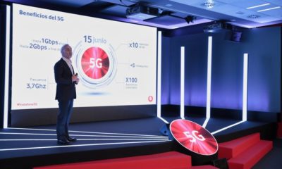 Vodafone lanzará su red comercial 5G en 15 ciudades de España el 15 de junio