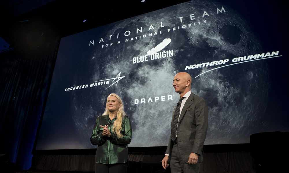 Jeff Bezos anuncia que Blue Origin desarrollará con otras tres empresas un módulo lunar