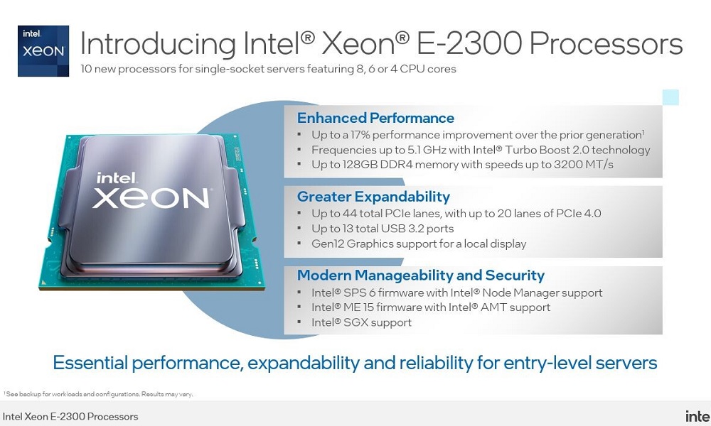 Intel Xeon E-2300