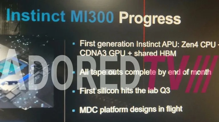 AMD prepara la primera APU a exaescala dentro de la serie Instinct MI300