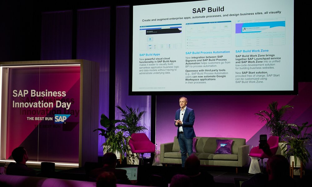 SAP anuncia la solución low-code SAP Build y una alianza con Coursera