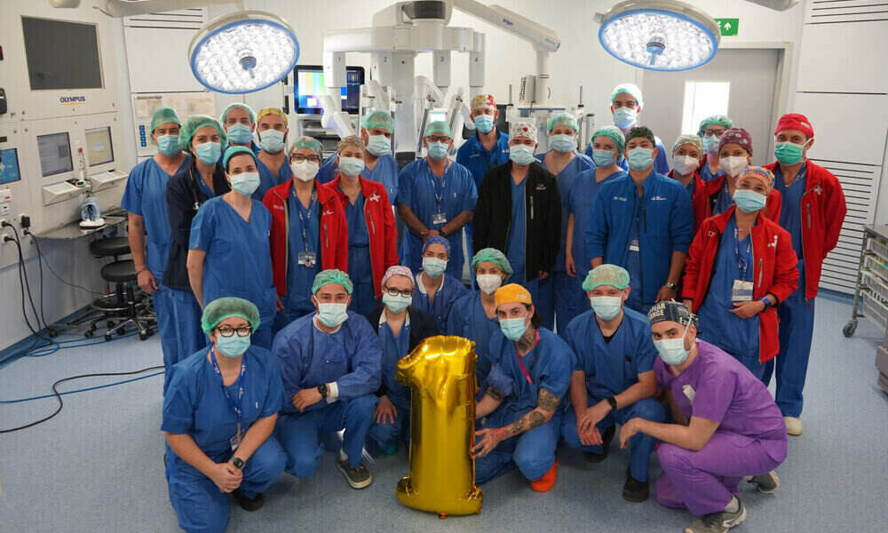 El Hospital Vall d'Hebron de Barcelona realiza el primer transplante pulmonar robótico del mundo