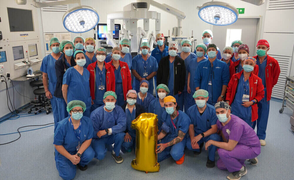 El Hospital Vall d'Hebron de Barcelona realiza el primer transplante pulmonar robótico del mundo