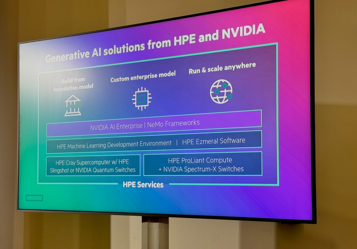 HPE y NVIDIA ofrecen una solución de IA Generativa completa e integrada