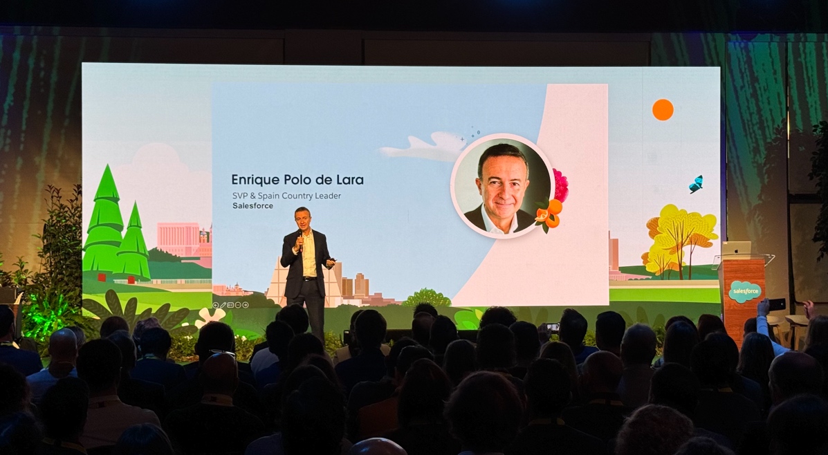 Enrique Polo de Lara en el Salesforce Innovation Day.