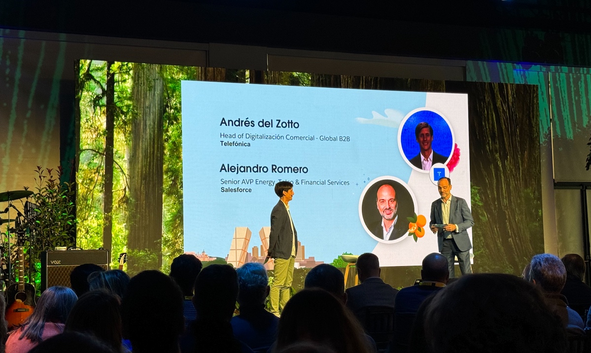 Andrés del Zotto y Alejandro Romer en Salesforce Innovation Day