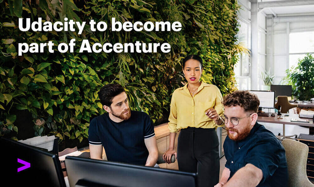 Accenture comprará Udacity para desarrollar una plataforma de aprendizaje con IA