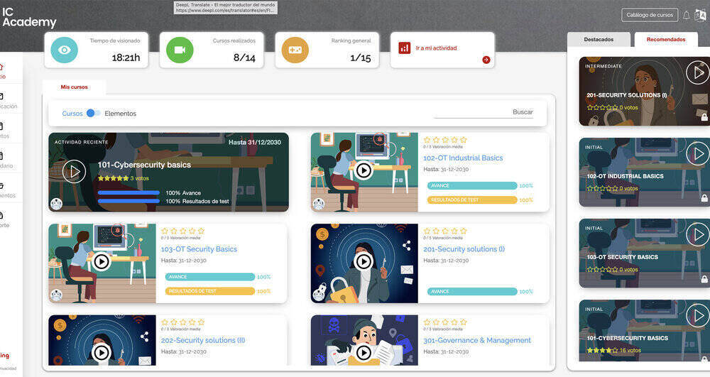 BeDisruptive lanza la plataforma educativa de ciberseguridad industrial IC Academy
