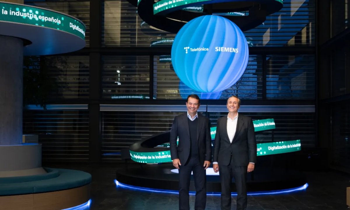 Telefónica y Siemens unen fuerzas para acelerar la digitalización industrial en España