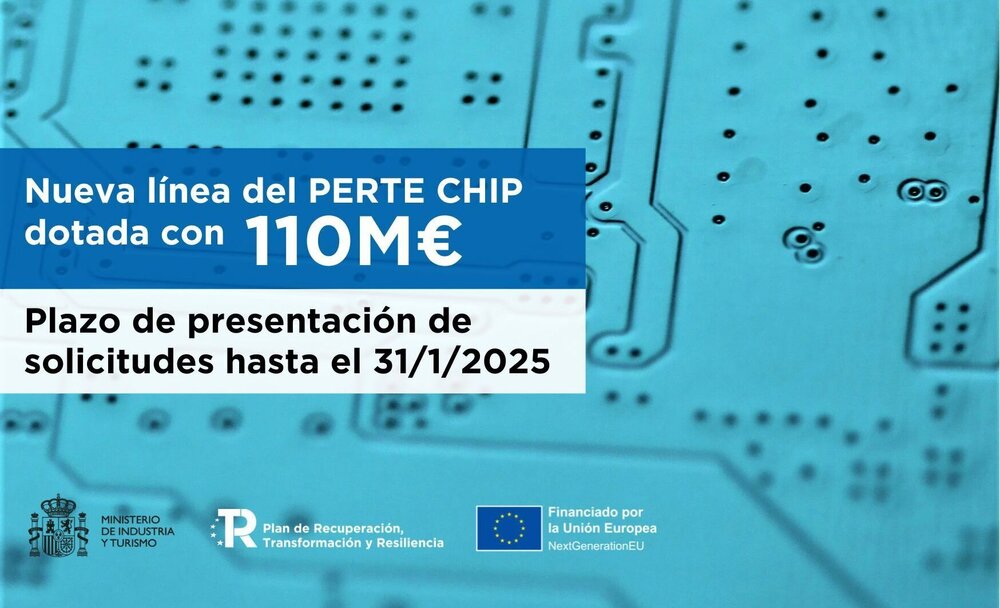 Abre la segunda convocatoria de solicitudes de ayudas del PERTE Chip