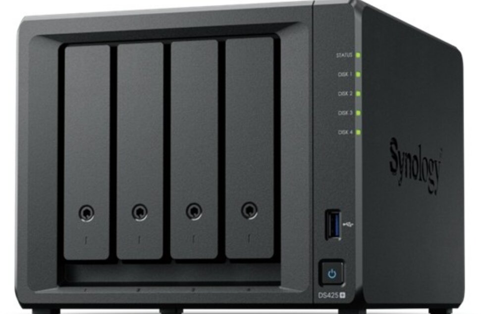 Synology DS425+, almacenamiento compacto para cargas de trabajo empresariales