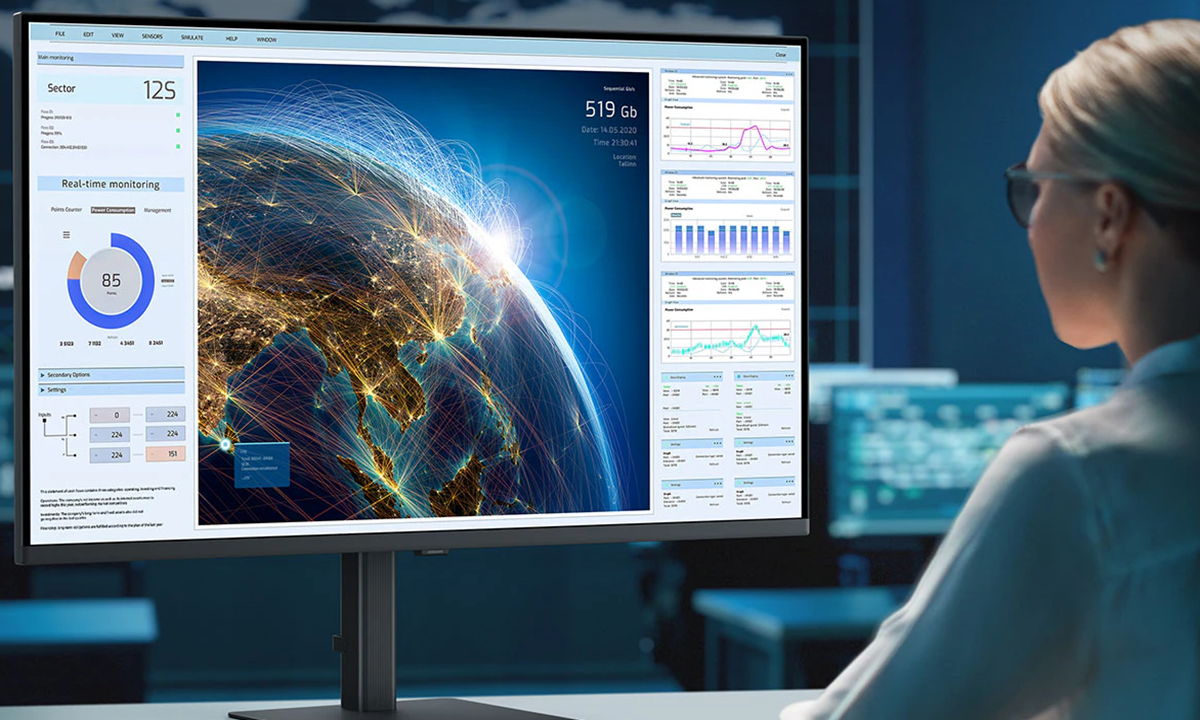 doble monitor en oficinas