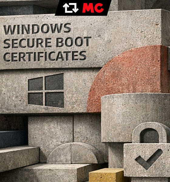 certificados de Arranque Seguro de Windows