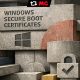 certificados de Arranque Seguro de Windows