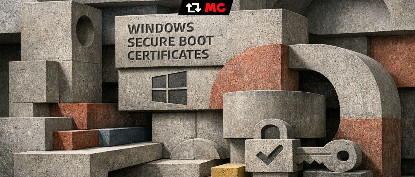 certificados de Arranque Seguro de Windows