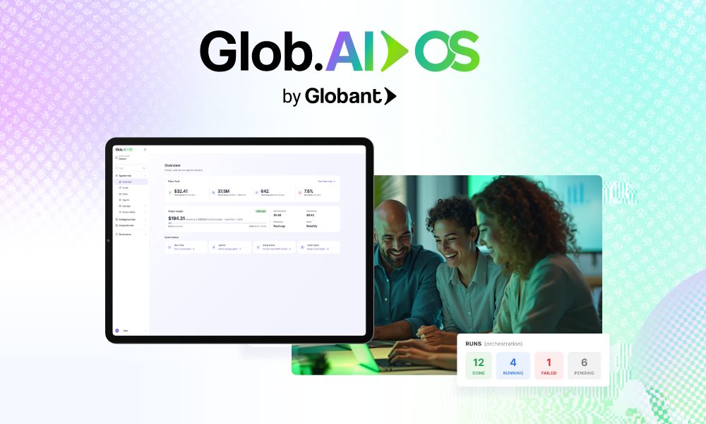 Globant amplía su plataforma de servicios nativos de IA con Glob.AI OS